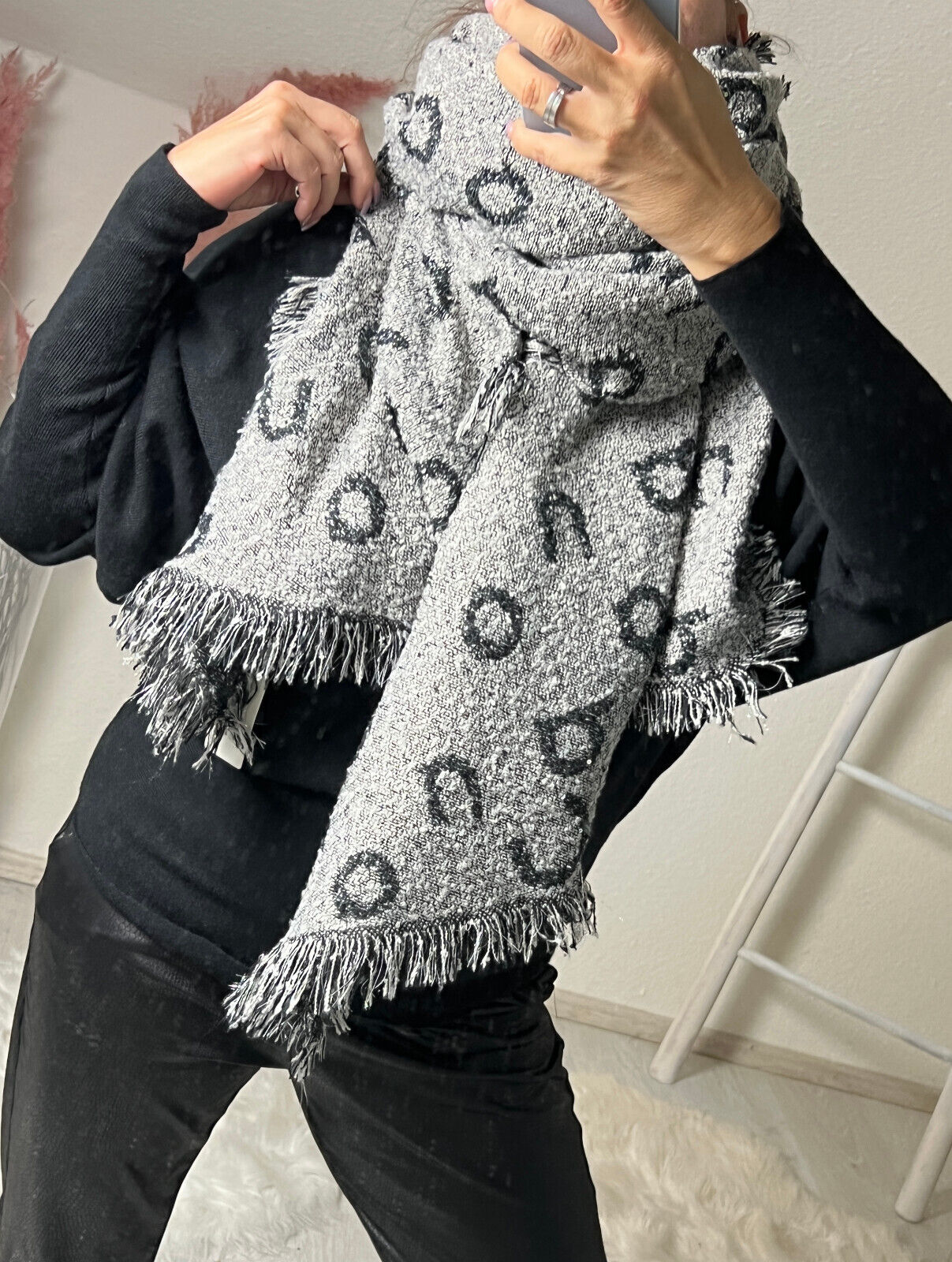 Riesiger Kuschel Wende Schal Wendy