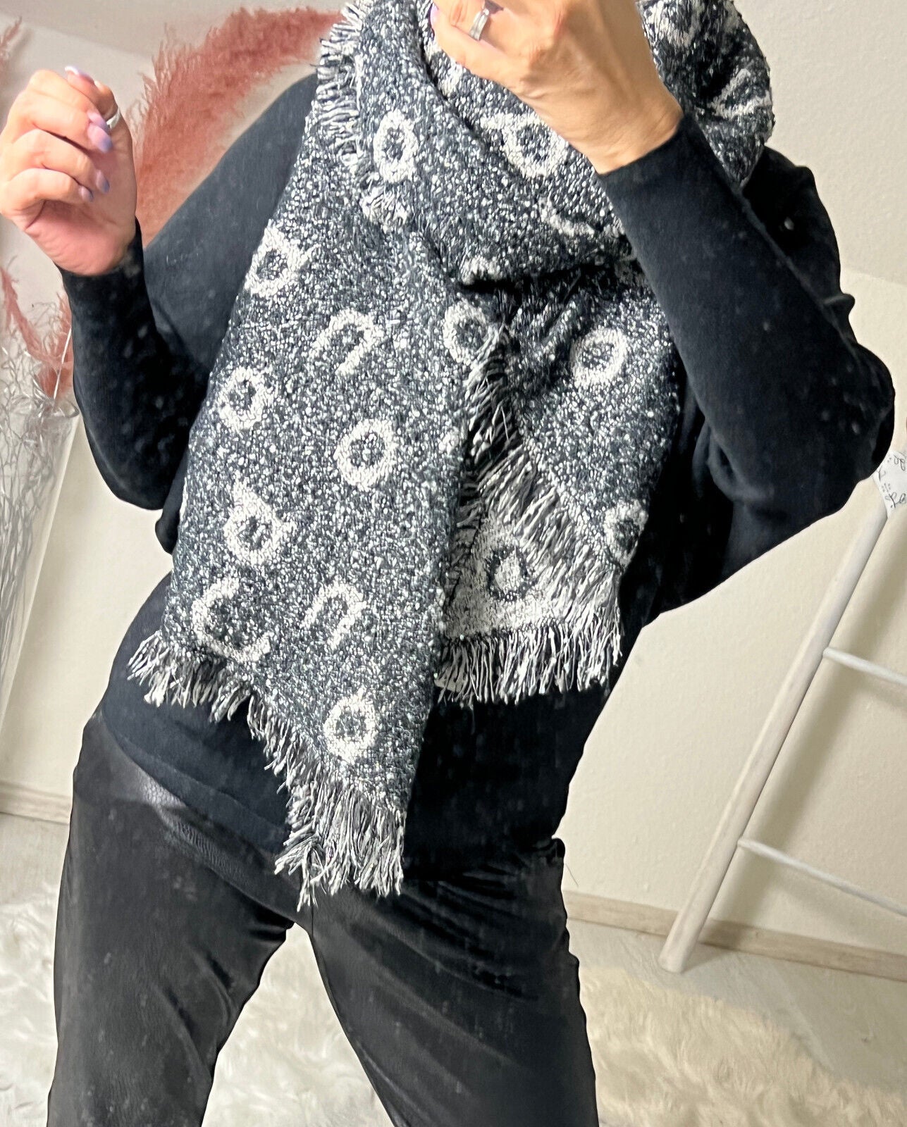 Riesiger Kuschel Wende Schal Wendy