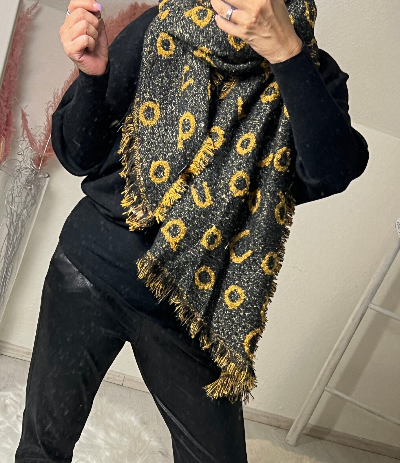 Riesiger Kuschel Wende Schal Wendy